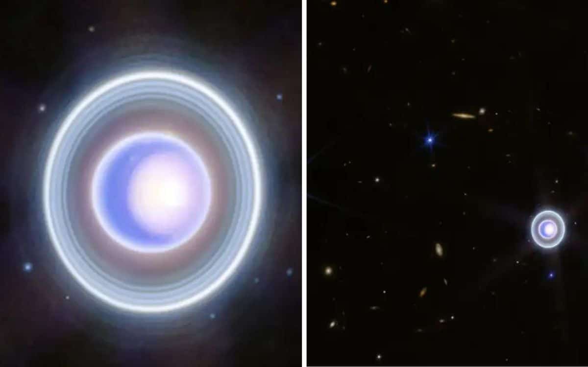 Featured image for "NASA's Webb Telescope Reveals Stunning Clarity of Uranus' Rings and Moons"