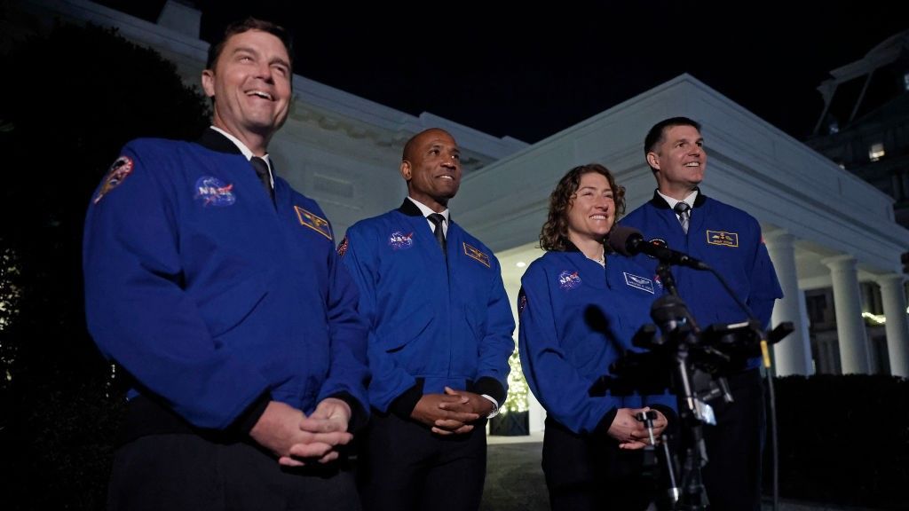 "Artemis 2 Astronauts Discuss America's Moon Mission with President Biden"