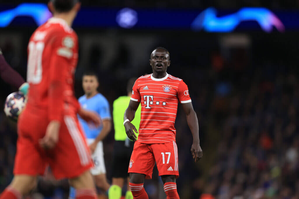 Sadio Mane fined and suspended by Bayern Munich for punching Leroy Sane.