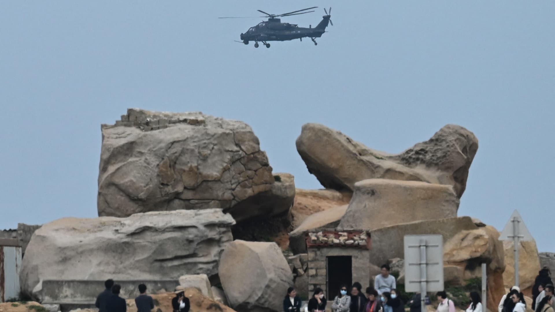 China conducts military drills around Taiwan after US-Taiwan meeting.