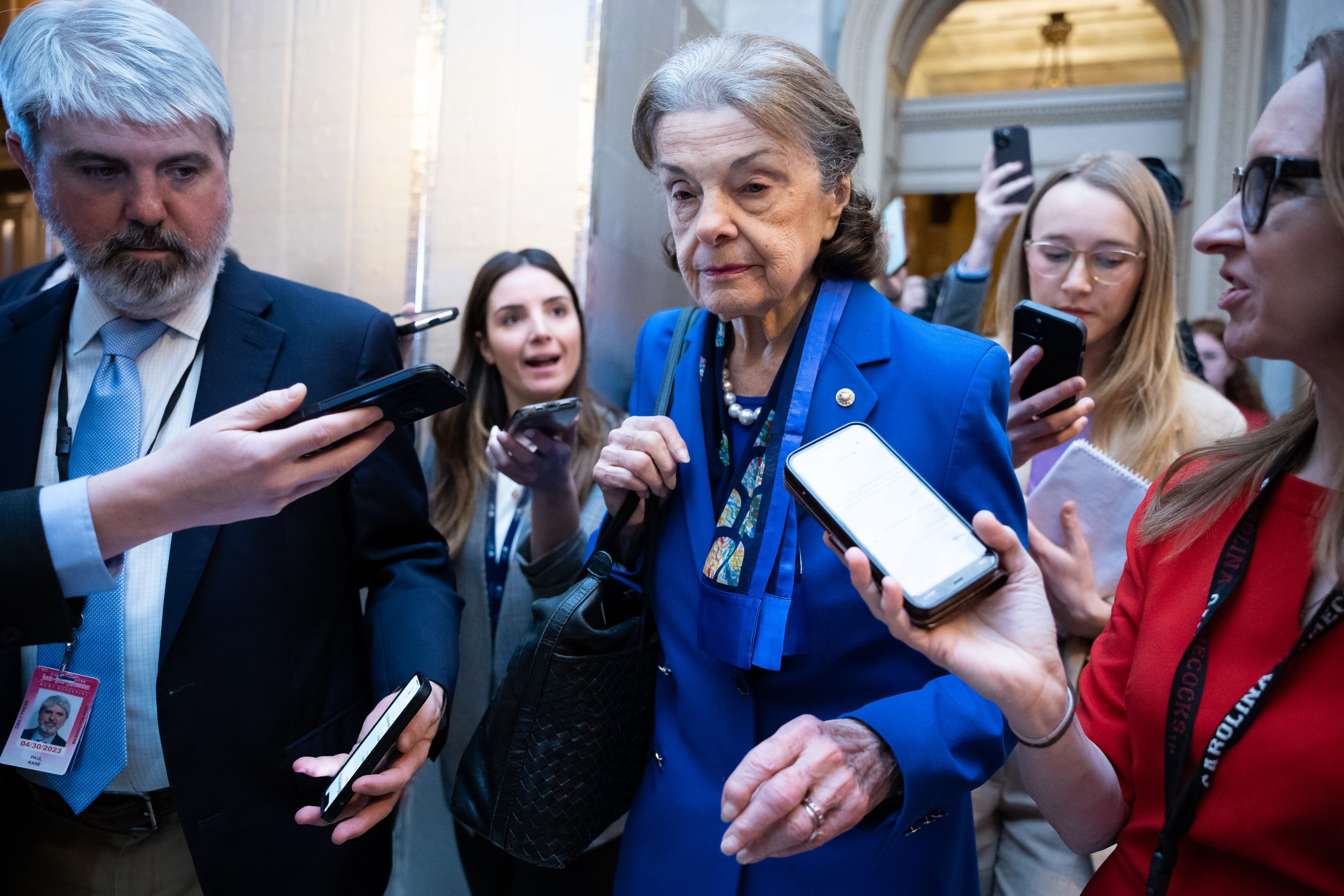 Calls for Sen. Feinstein's resignation grow amid concerns over her Senate attendance.