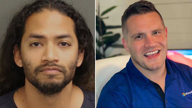 Ex-wife's current husband arrested in Florida Microsoft exec's murder.