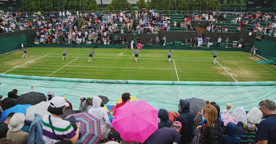 Wimbledon's Rainy Challenge: Keeping the Grass Courts Dry