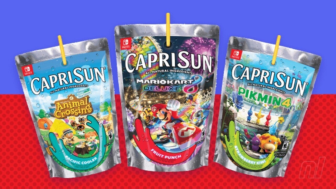 Featured image for "Capri Sun and Nintendo Launch 'Slurp to Win' Sweepstakes for Switch OLED"