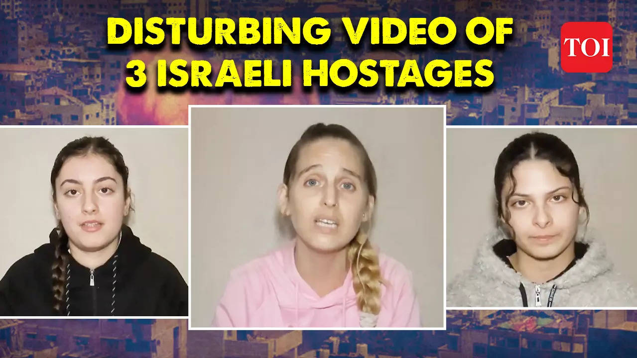 "Hamas Releases Video of 3 Israeli Women Hostages in Gaza"