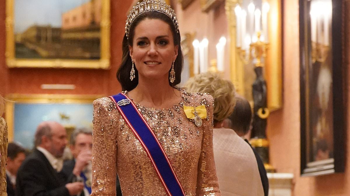 Featured image for "Kate Middleton Shines in Sparkling Diamond Ensembles, Stealing the Royal Spotlight"