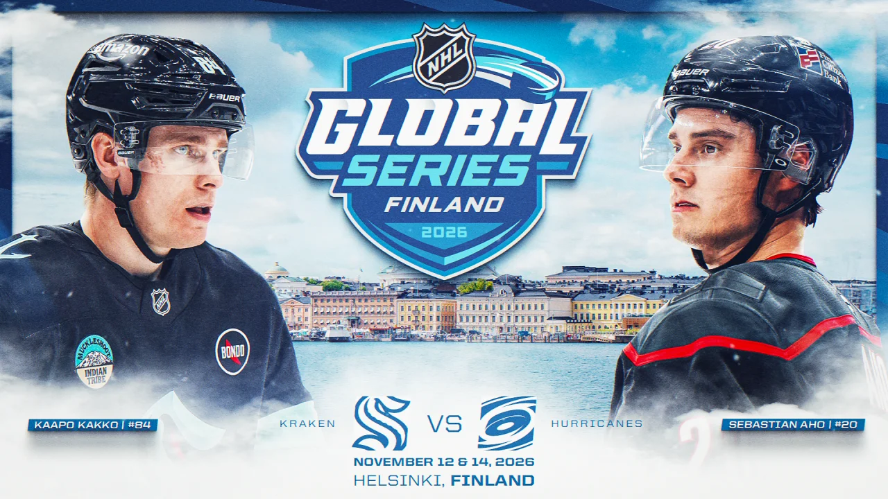 Hurricanes Headed to Helsinki for 2026 NHL Global Series Finland