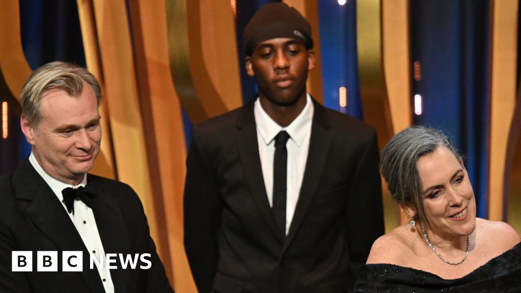 Featured image for "Bafta Takes Stage Invasion During 'Oppenheimer' Speech Seriously"