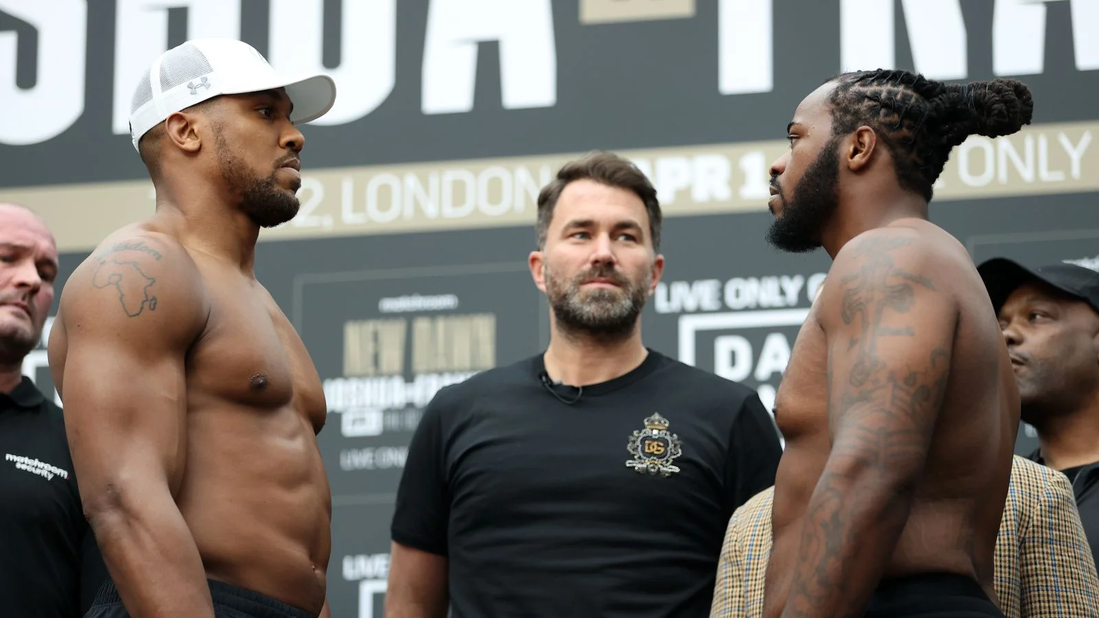 "Joshua vs Franklin: Weigh-in Results and Staredown"