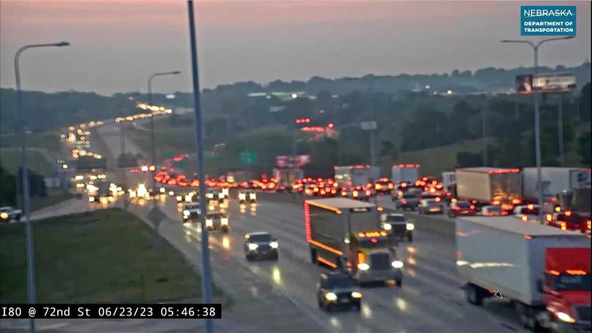 Traffic disruptions on I-80 due to police activity and accidents.
