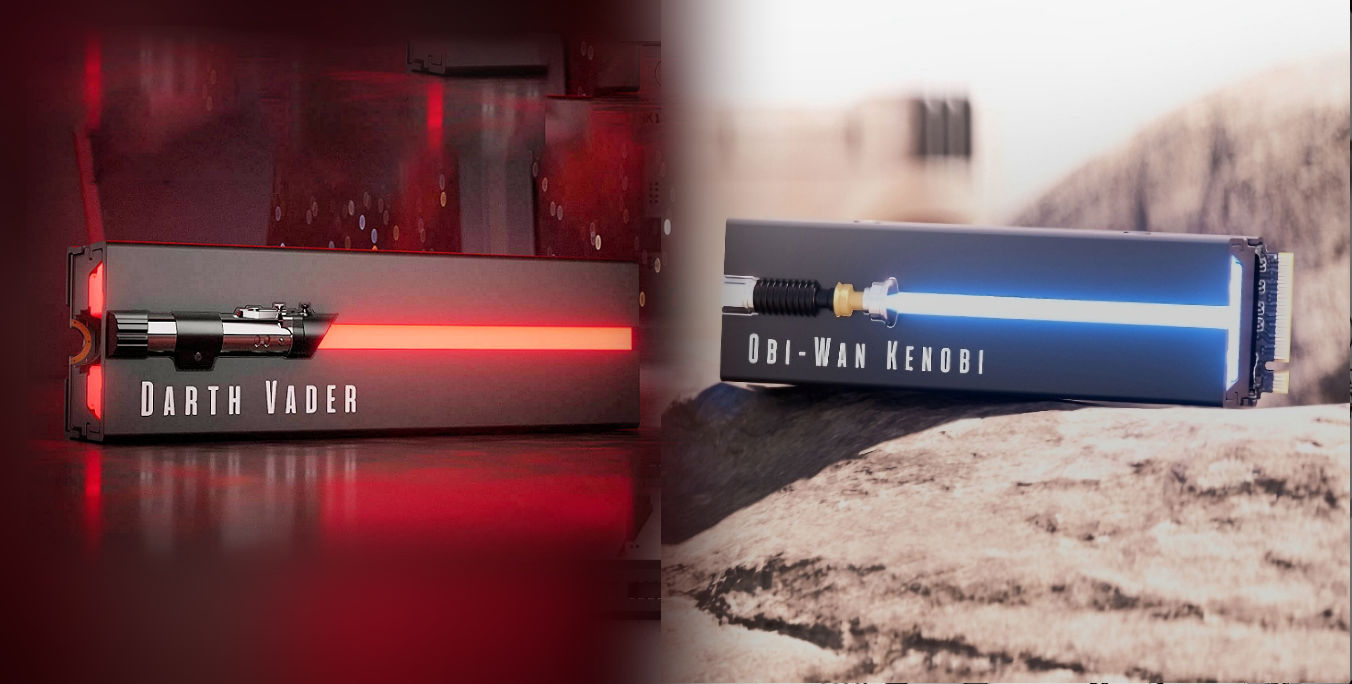 Featured image for "Seagate and EK Unveil Star Wars Lightsaber SSDs in Various Sizes"