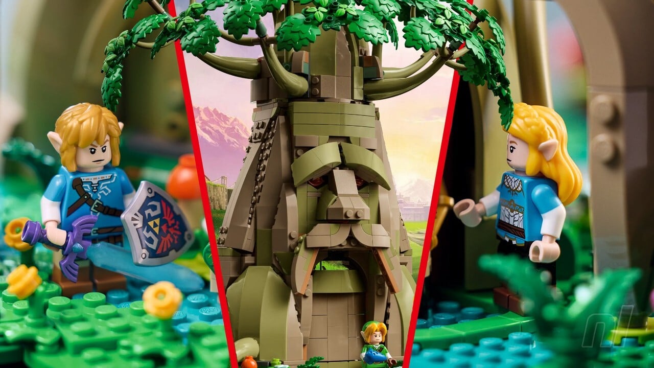 Featured image for "LEGO Unveils 2500-Piece Great Deku Tree Set for Zelda Fans"