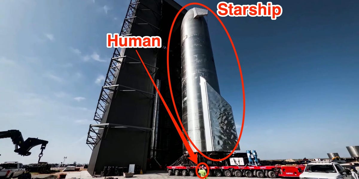 "Exploring the Impressive Size of SpaceX's Starship Mega-Rocket"