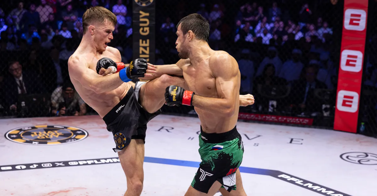 Featured image for Usman Nurmagomedov Dominates in PFL Dubai Rematch with Controversial Scorecard