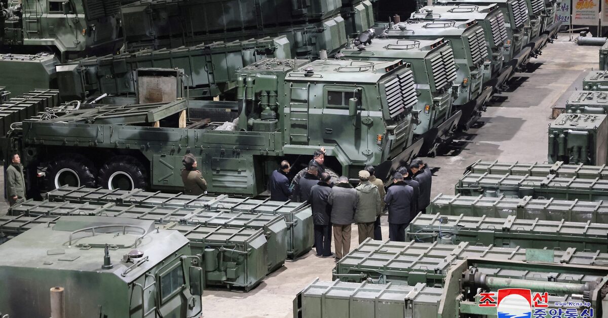 Featured image for "Kim Jong Un Tours Arms Factories Amid Trade Criticism"