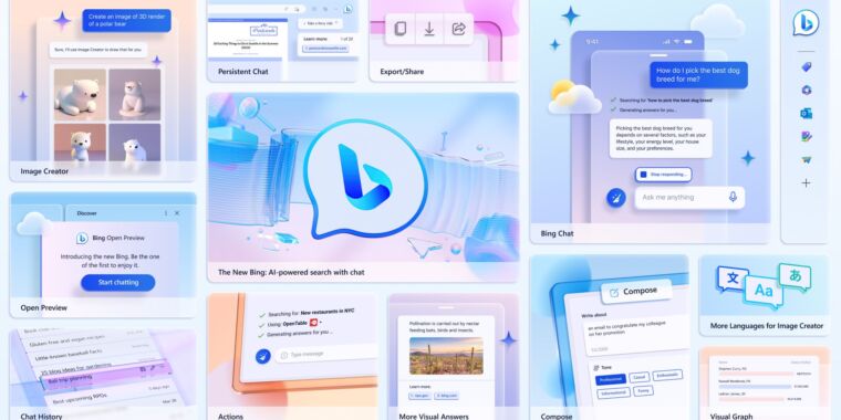 Microsoft expands AI capabilities with Bing Chat and drops waitlist.
