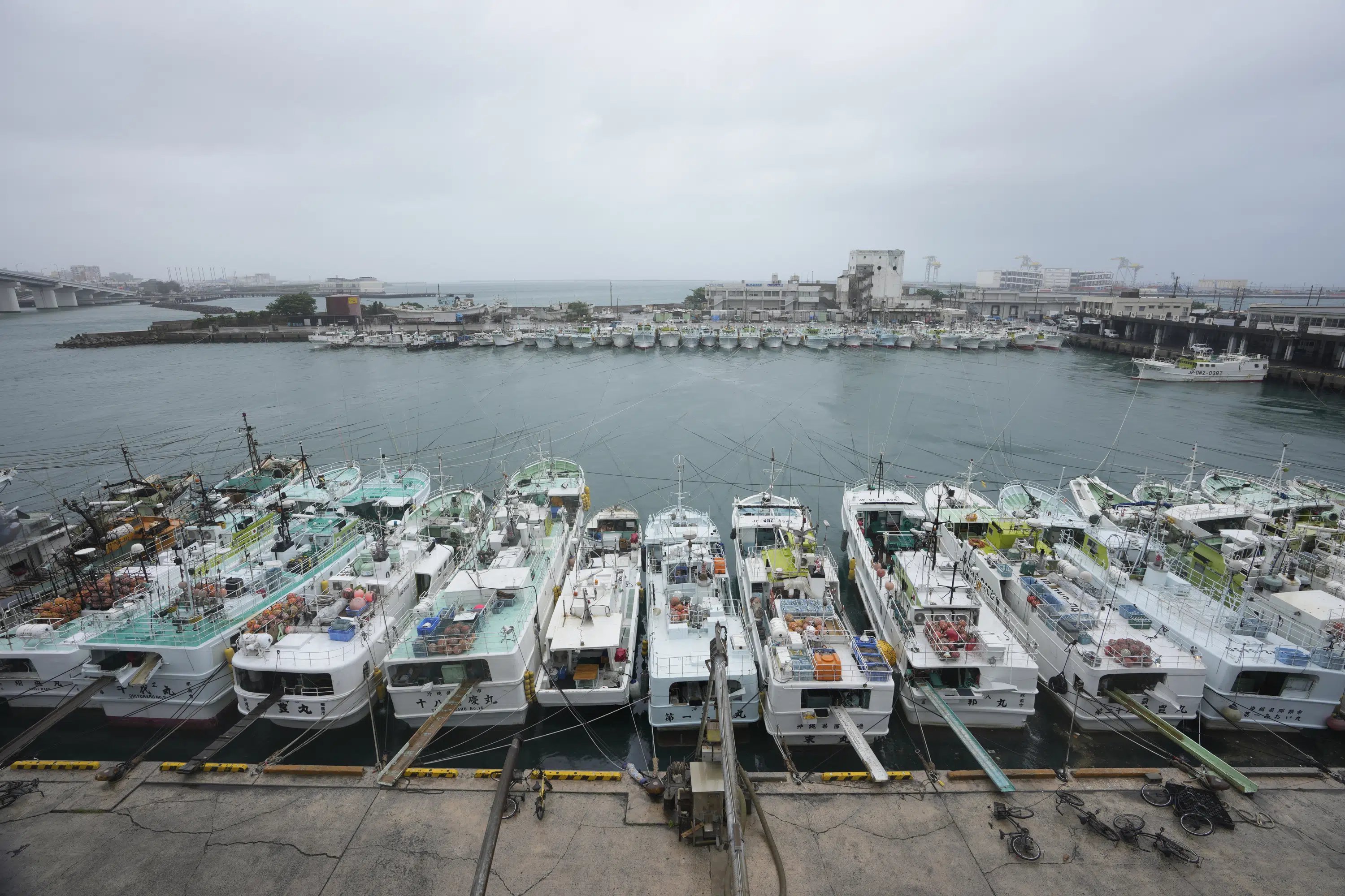 Typhoon Mawar weakens as it approaches Okinawa Islands.