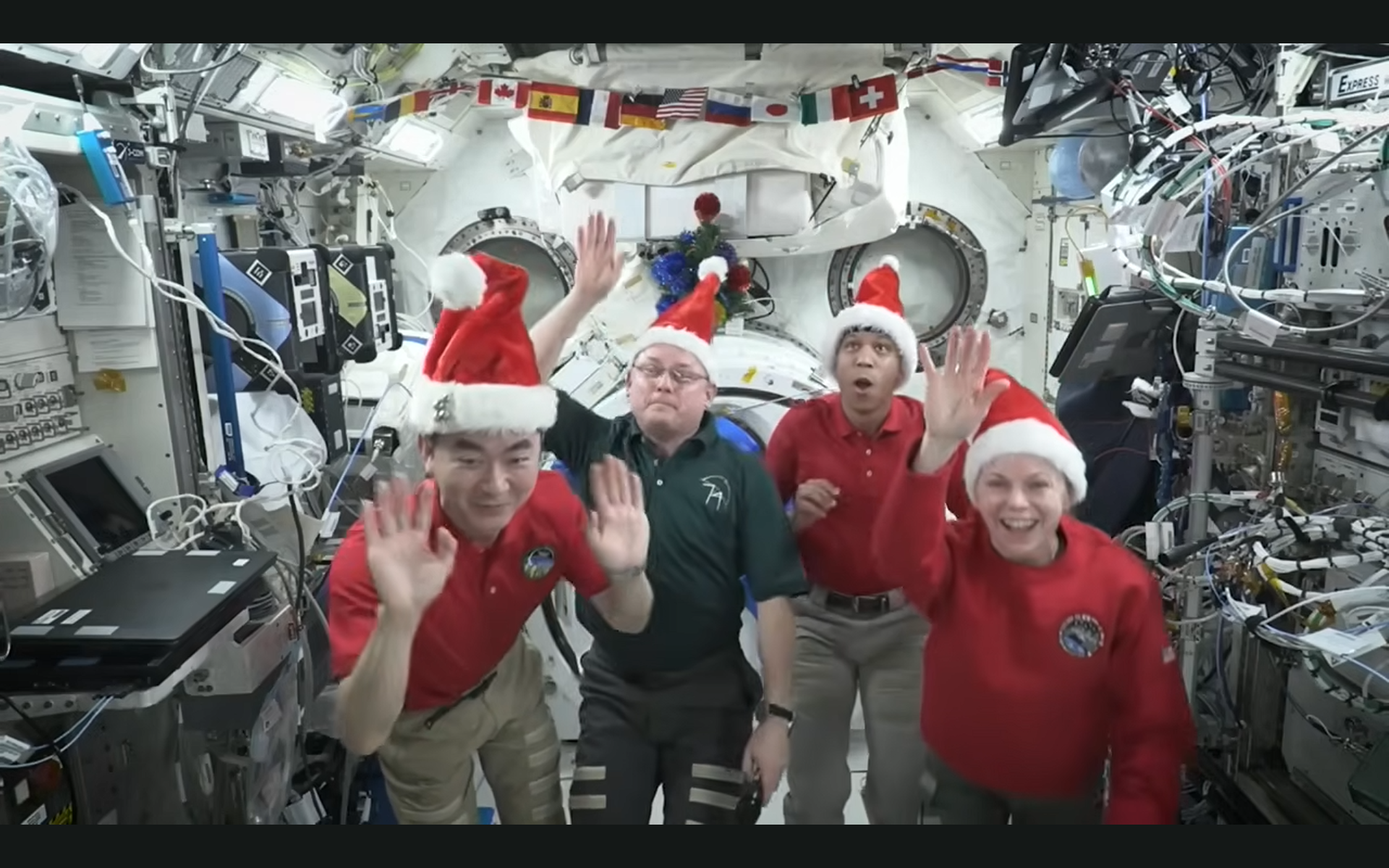 Featured image for Astronauts Send Holiday Cheers from Space Station
