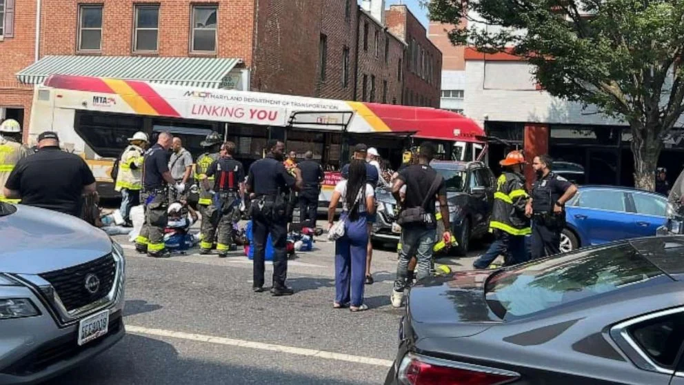 Featured image for Baltimore Bus Crash Injures Dozens in Multi-Vehicle Accident