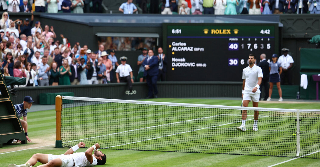 Alcaraz's Historic Wimbledon Win Shocks Djokovic