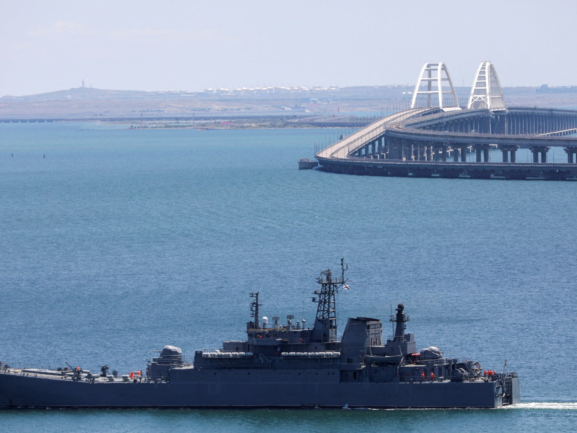 Ukraine Strikes Russian-Annexed Crimea Shipyard, Russia Retaliates