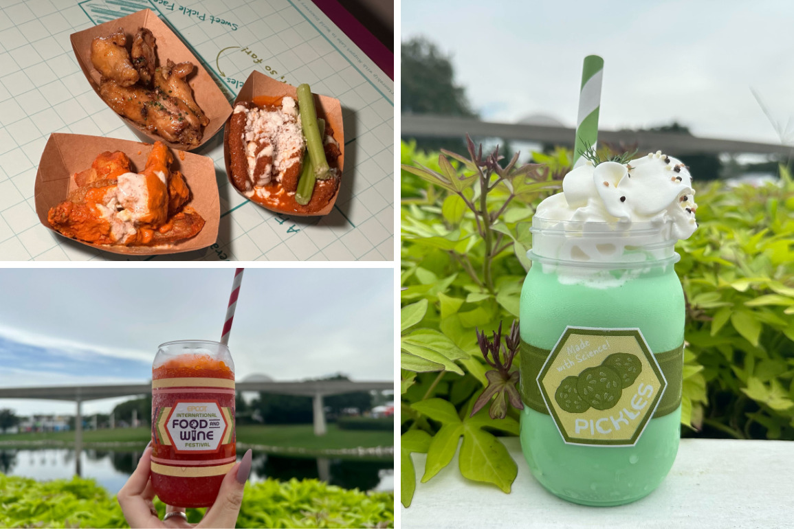 Featured image for "Disney's Experimental Wings, Pickle Milkshake, and Ratatouille Hide & Squeak: Highlights from the 2023 EPCOT International Food & Wine Festival"