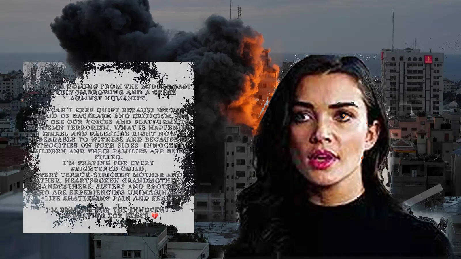 Featured image for Amy Jackson's Perspective on Israel-Hamas Conflict: Praying for Peace Amidst Atrocities