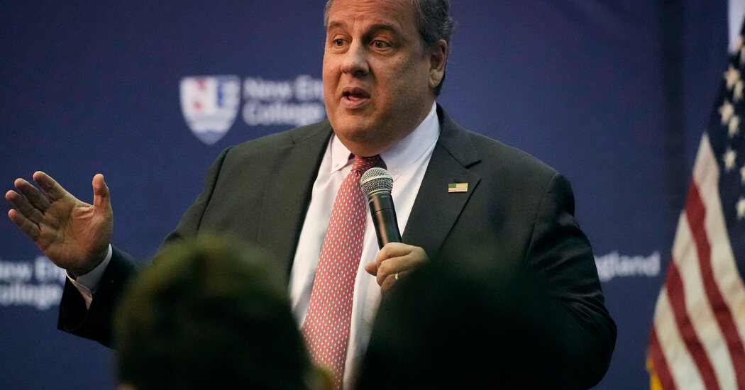 Chris Christie Takes Aim at 2024 Presidential Race.