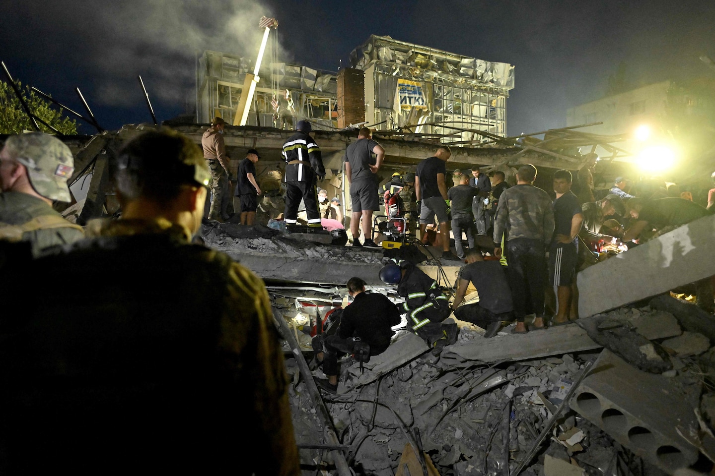 Featured image for "Russian Missile Strike Kills 8 in Kramatorsk, White House Condemns Attack"