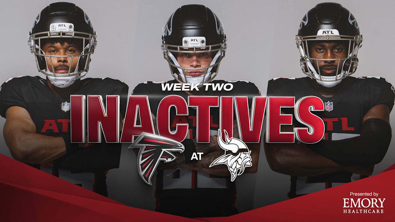 Featured image for Vikings and Falcons Week 2 Inactives and Injury Updates