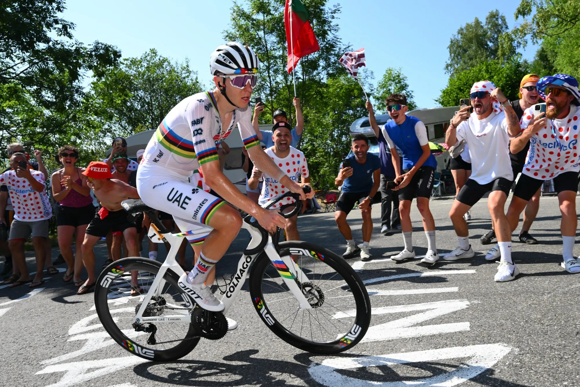 Featured image for Pogačar Dominates Hautacam in Tour de France 2025 Stage 12
