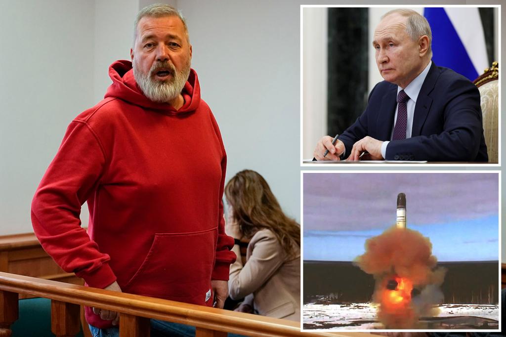 The Growing Nuclear Risk in Russia: Insights from Nobel Prize-winning Journalist Dmitry Muratov.