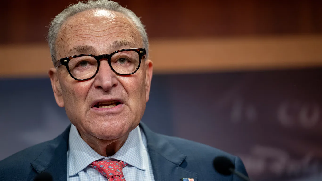 Featured image for Schumer Navigates Democratic Strategies Amid Shutdown Threats