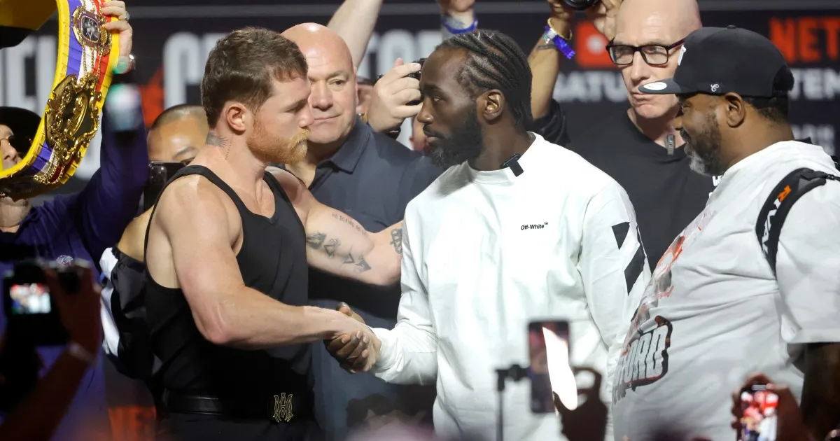 Featured image for Crawford Aims for Boxing History in Canelo Alvarez Fight