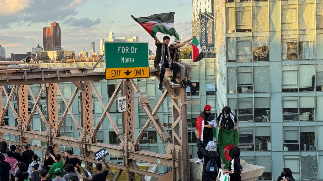 Massive Pro-Palestinian Rally Shuts Down Brooklyn Bridge, Demands Cease-Fire