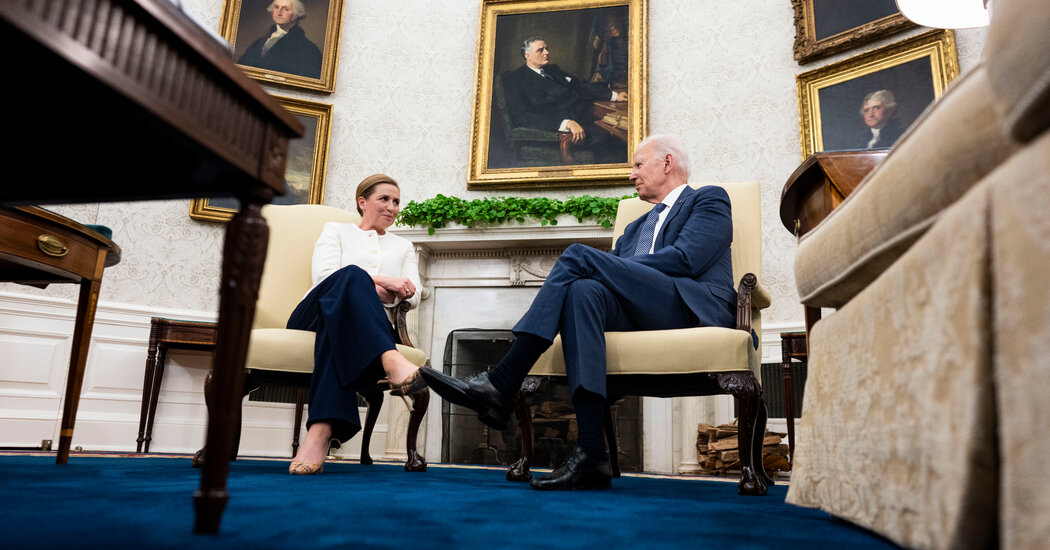 Biden and Danish PM hold critical talks on Ukraine.