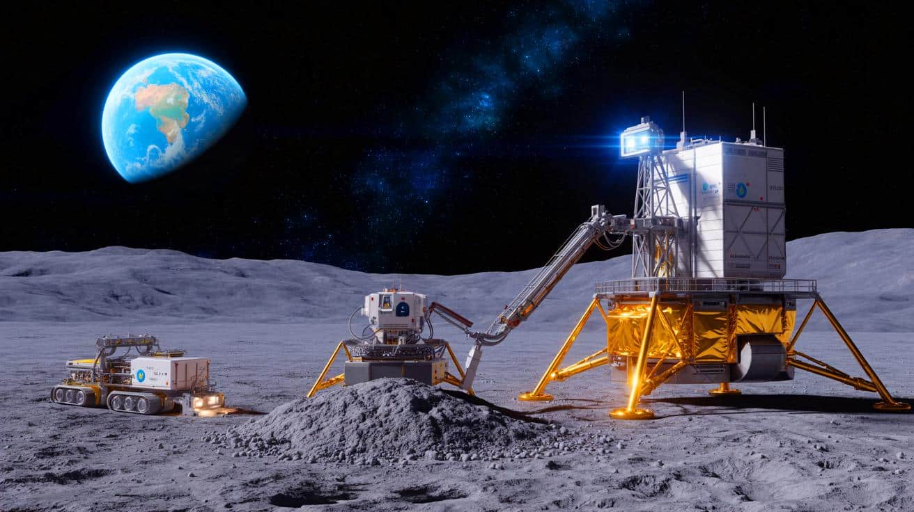 Featured image for Moon Helium-3 Mining Sparks New Space Race and Earthly Competition