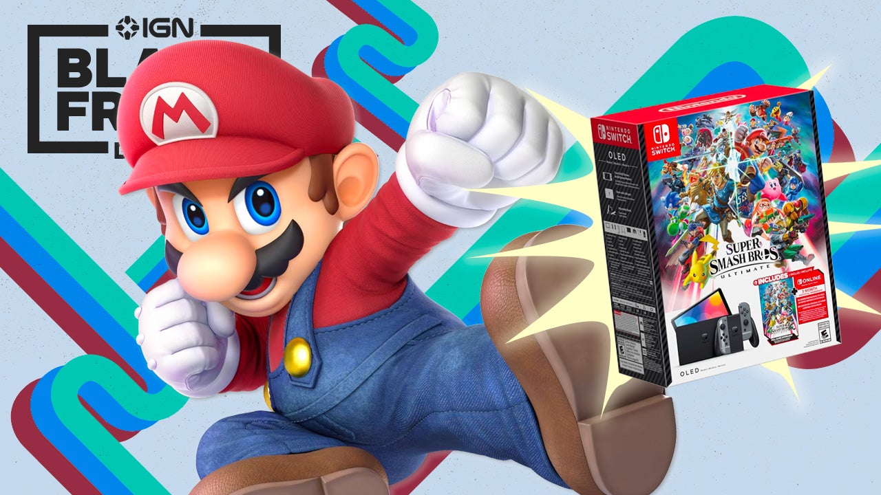"Amazon's Exclusive Black Friday Super Smash Bros. OLED Bundle Now Available!"