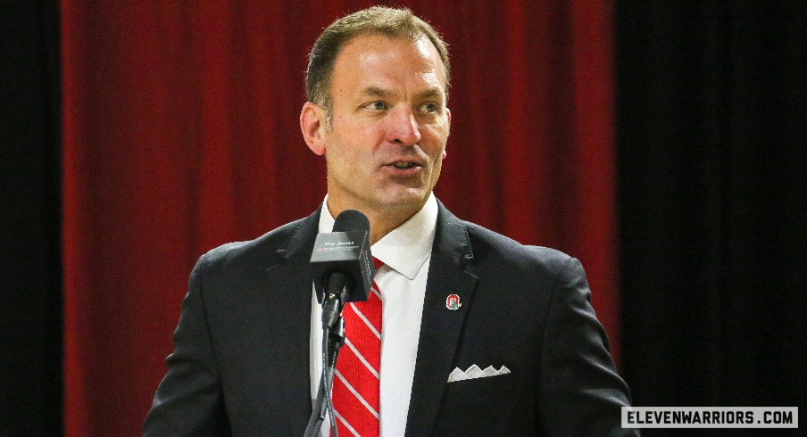 Featured image for "Ross Bjork's Impact as Ohio State's New Athletic Director: Power, Pay, and Press Conference Insights"
