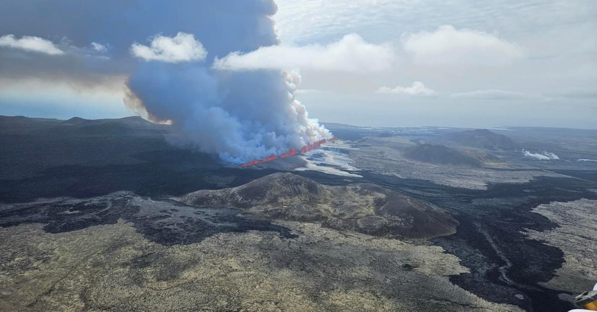 Featured image for "Iceland Volcano Erupts Spectacularly, Spewing Lava and Smoke"