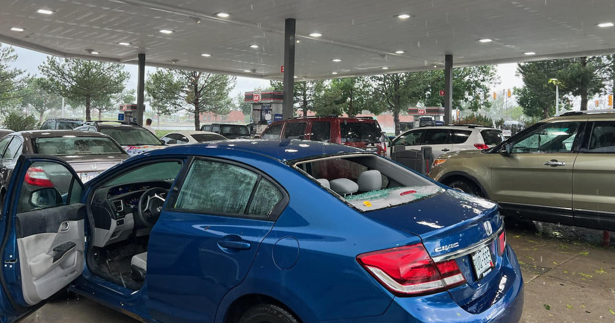 Hailstorm wreaks havoc in Denver's southern metro area.
