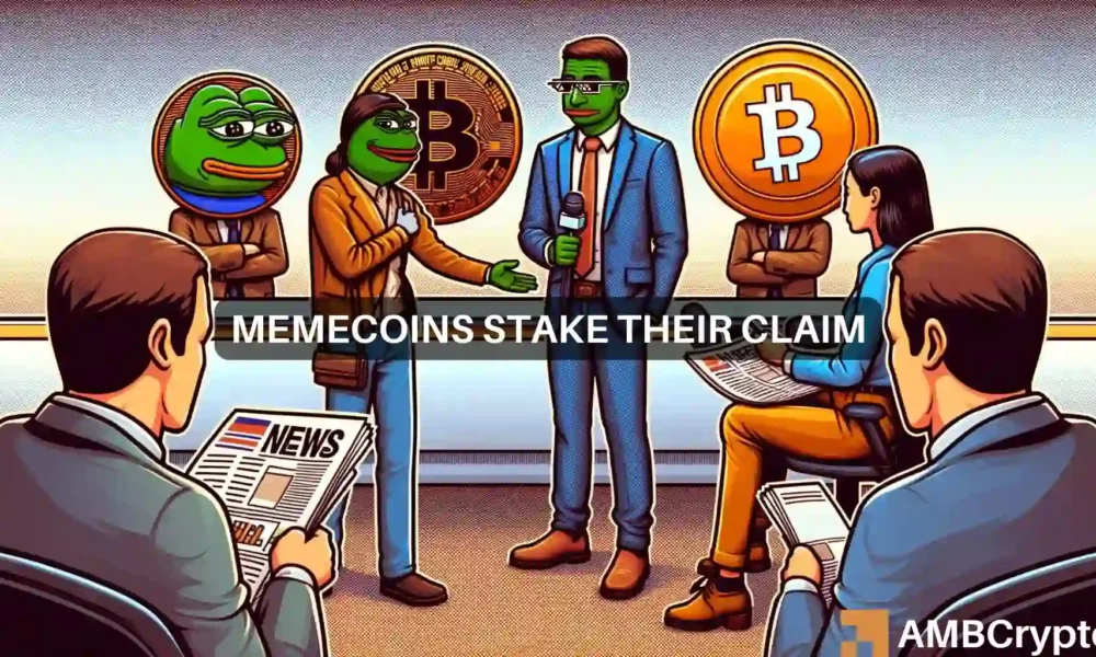 "Investors Shift Focus to Memecoins Over Bitcoin, Survey Reveals"