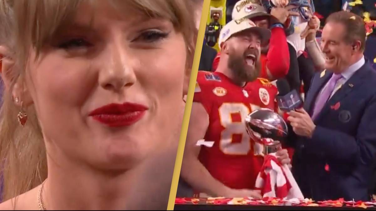 "Taylor Swift's Reaction to Travis Kelce's Super Bowl Celebration Goes Viral"