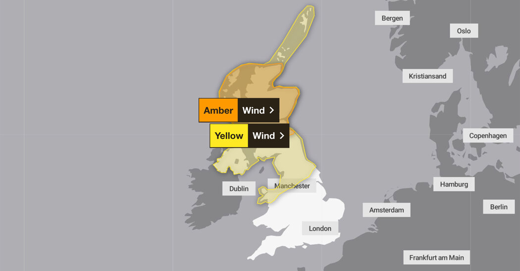 Featured image for Storm Floris Causes Disruptions Across the UK with Strong Winds and Heavy Rain