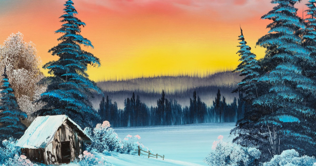 Featured image for Bob Ross Paintings to Be Auctioned to Support Public TV Stations