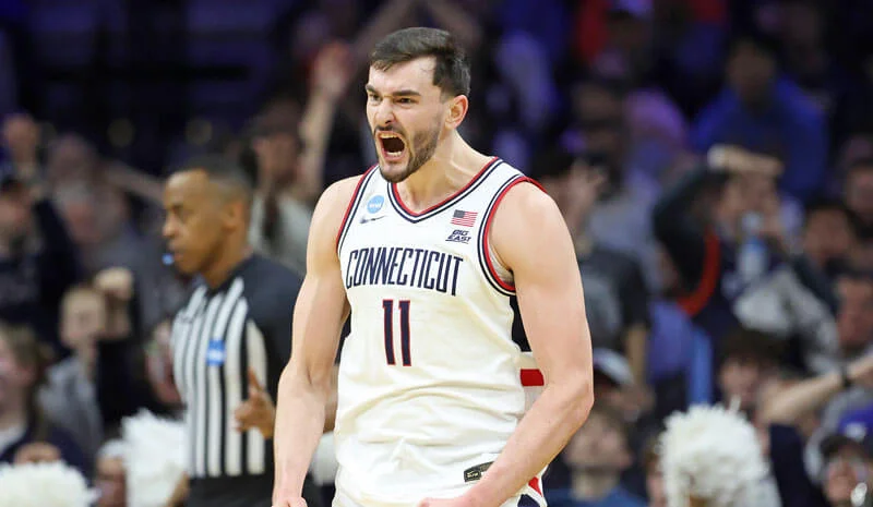 Karaban Sparks UConn in Sweet 16 Clash with Michigan State