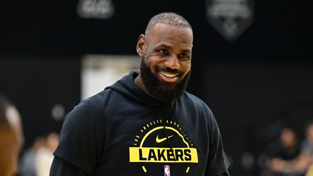 Featured image for LeBron James Progresses Toward Season Debut with Lakers and G League Practice