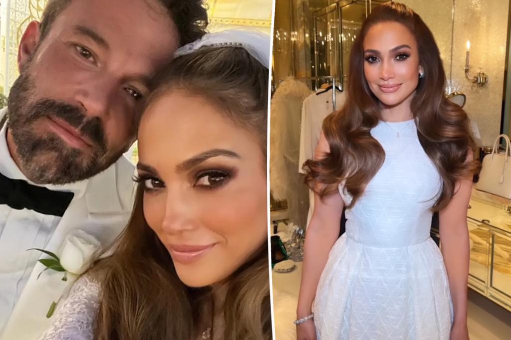 Jennifer Lopez's Las Vegas Wedding Dress Revelation