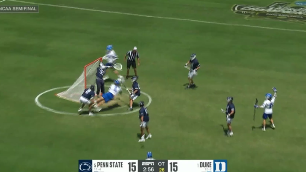 Controversial no-call mars Duke-Penn State lacrosse semifinal.