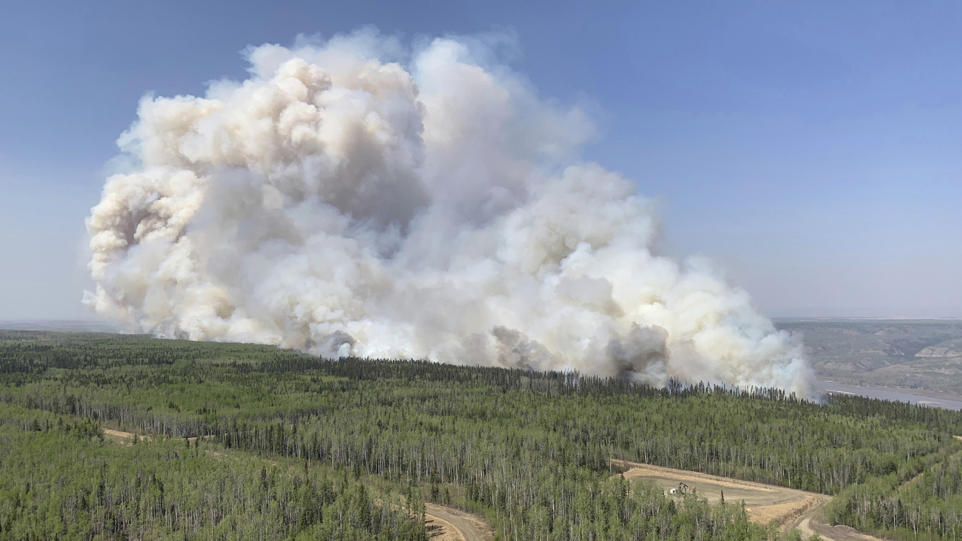 Wildfires force evacuations in western Canada.